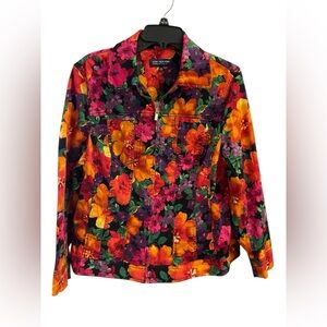 Jones New York Signature Multicolor Floral Women’s jacket